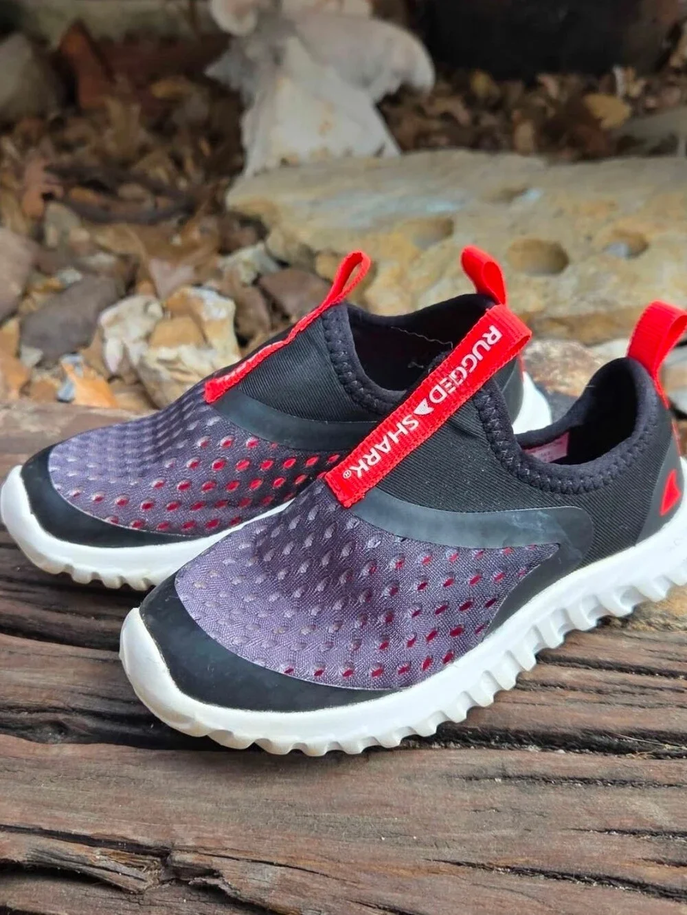Rugged Shark Childrens Water Shoe in little kids size 8